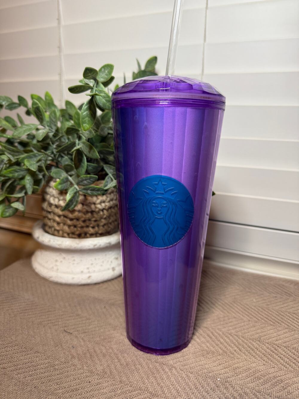 Starbucks Purple Iridescent 24oz Dome Tumbler